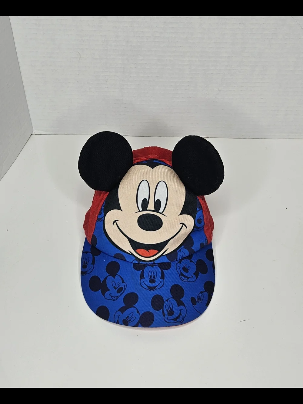 Disney Red & Blue Mickey Mouse Kids Hat with Ears